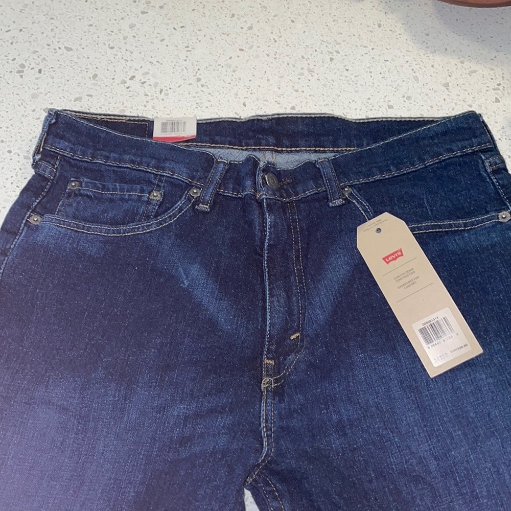 Mens Levi Dark Wash Jeans
